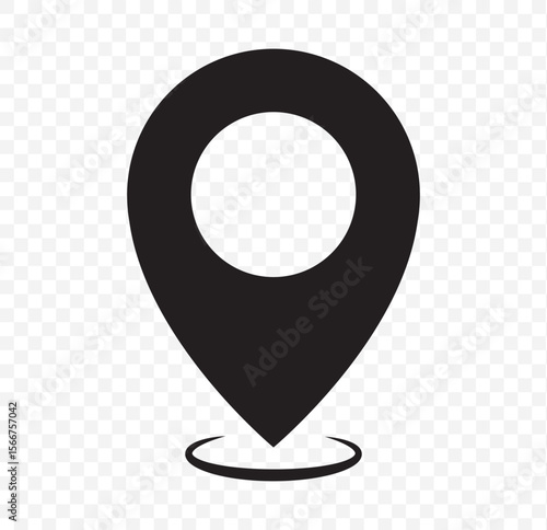 map location icon set . Location icon set, Map pin place marker. location pointer icon symbol in flat style.  