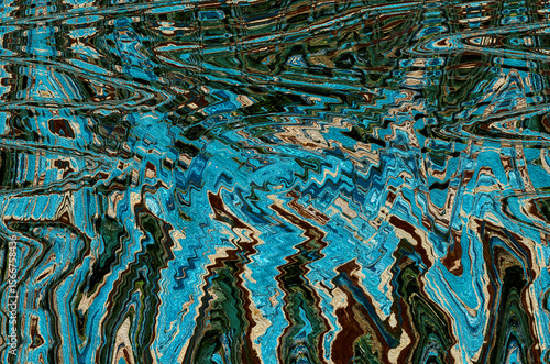 abstract background of blue water