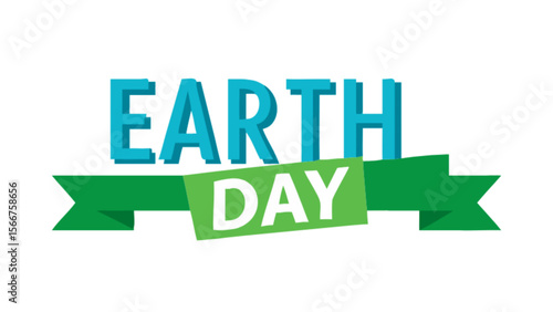 Celebrate earth day with this vector graphic for environmental awareness and conservation efforts today and always