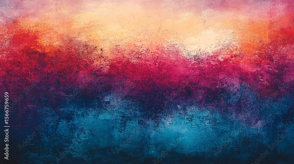 Fototapeta premium abstract watercolor background with warm and cool tones for artistic design and creative projects