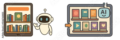 Digital library assistant provides personalized book recommendations using AI technology