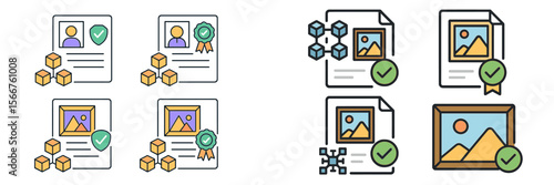 Certification processes and validations for digital assets and media on organized platforms
