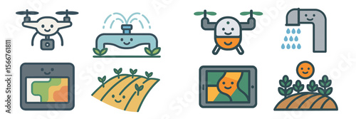 Farm technologies enhance agriculture with drones, irrigation systems, and smart tools for crop management