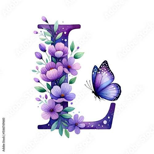 Elegant Watercolor Painting of Daisies in a Glass Vase