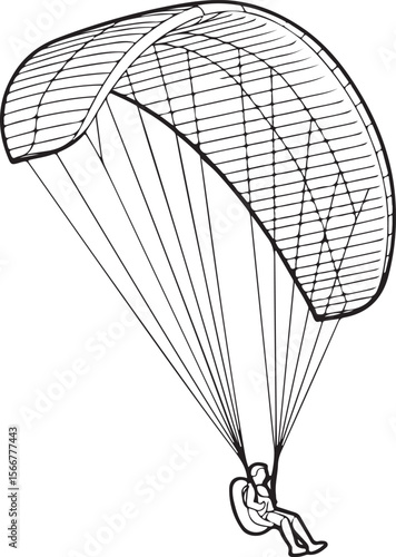 Skydiver in Freefall Silhouette

Parachuting Adventure Vector Art

Extreme Skydiving Action Illustration

High Altitude Parachute Jump Silhouette

Adrenaline Rush Skydiver Design