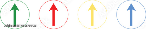 arrow icon pointing upside on transparent background. flat style. blue arrow icon for your website design, logo, app