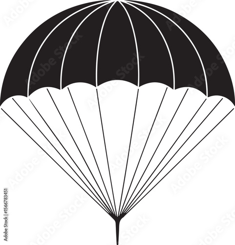 Skydiver in Freefall Silhouette

Parachuting Adventure Vector Art

Extreme Skydiving Action Illustration

High Altitude Parachute Jump Silhouette

Adrenaline Rush Skydiver Design