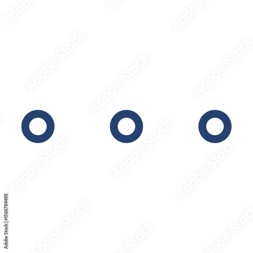 More horizontally icon flat illustration outline logo