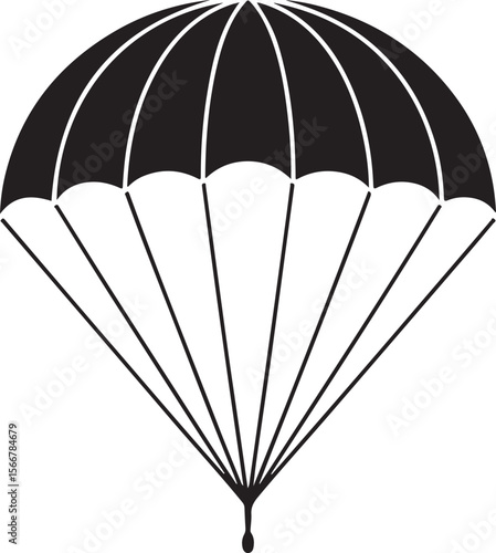 Skydiver in Freefall Silhouette

Parachuting Adventure Vector Art

Extreme Skydiving Action Illustration

High Altitude Parachute Jump Silhouette

Adrenaline Rush Skydiver Design