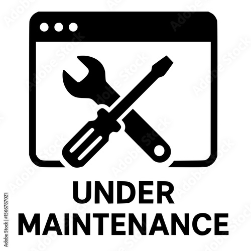 under maintenance website icon
