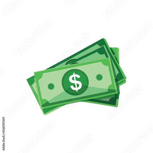 Dollar banknotes isolate 