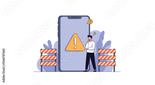 Understanding mobile application errors and troubleshooting steps for users facing connectivity issues on their devices