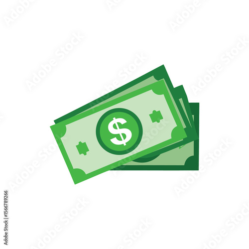 Dollar banknotes isolate 