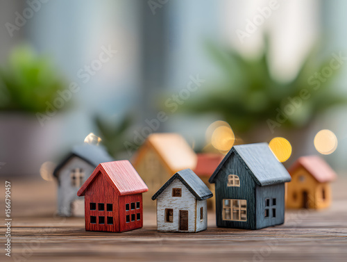 Wallpaper Mural Real estate, property, selling and buying premises for business. Real estate concept. Neural network AI generated art Torontodigital.ca