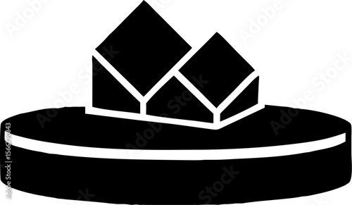 Stylish black top hat with a bow, a classic fashion accessory isolated on white