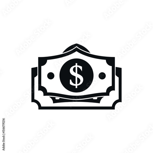 Dollar banknotes isolate 
