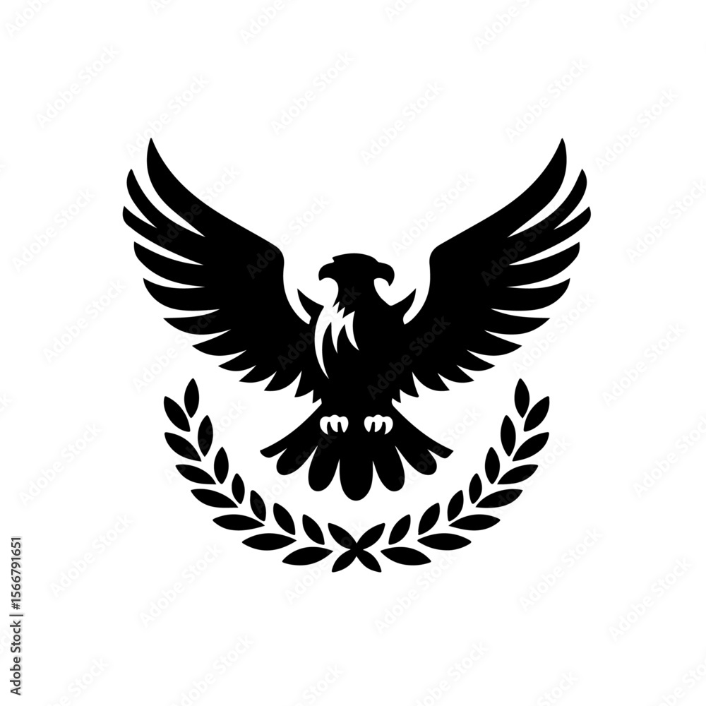 Obraz premium eagle silhouette ,eagle vector