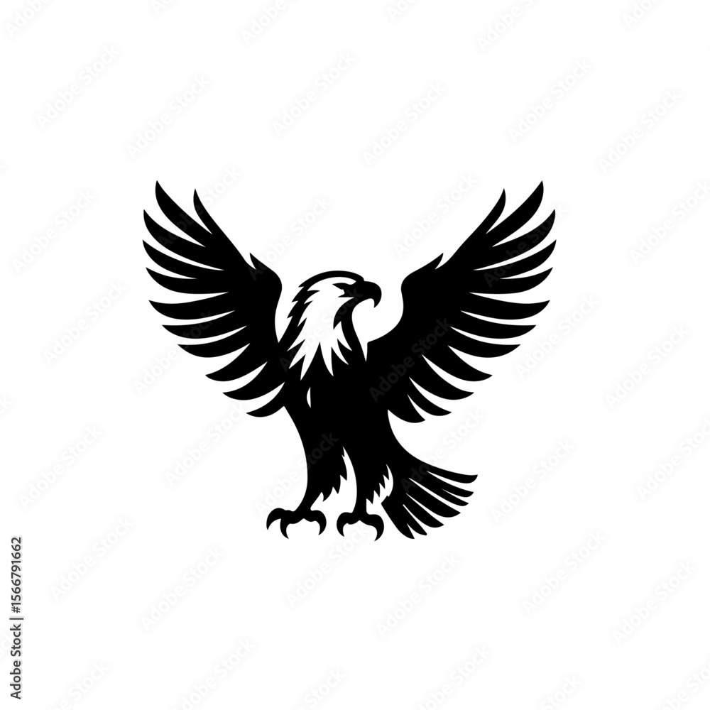 Obraz premium eagle silhouette ,eagle vector