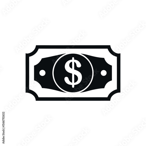 Dollar banknotes isolate 