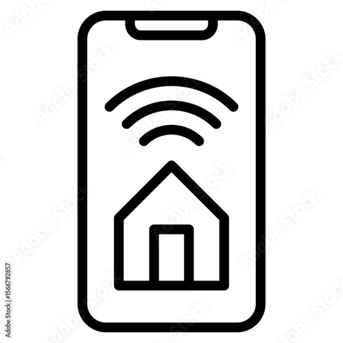 Remote Access  Icon Element For Design