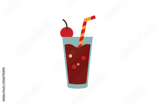 cocktail with cherry