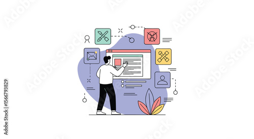 Understanding website creation and development process for digital projects and online business success