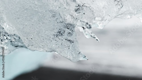 At Diamond Beach in the south of Iceland.