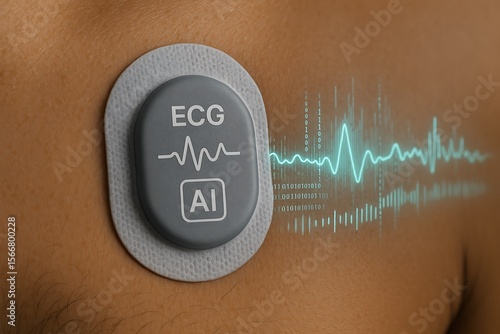Wearable ECG Patch, AI Data Streaming, Advanced Medical Monitoring