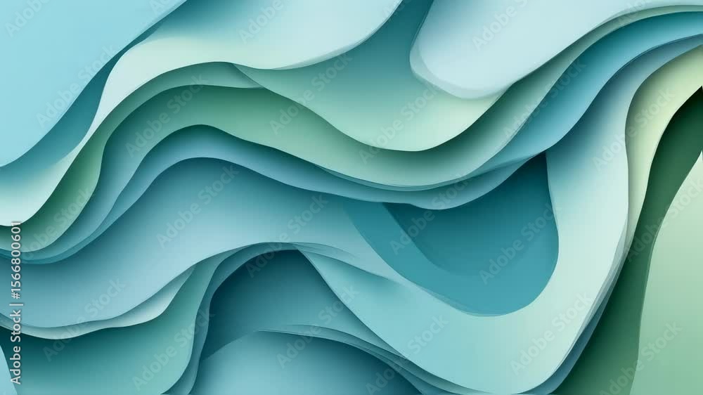 background video of green waves moving slowly background video of green waves moving slowly