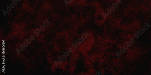 Red color powder explosion isolated on black background. Colorful dust explode. Paint Holi, dust particles splash. Network concept with spray. Futuristic technology element. 3D rendering.