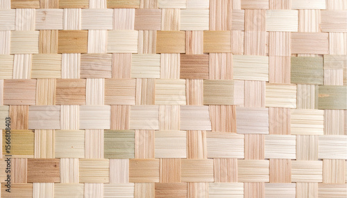 a decorative background filled with a symmetrical pattern of leaf-fiber woven designs, arranged in a perfectly repeating grid. 