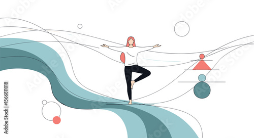 Achieving equilibrium and stability through careful navigation of dynamic information flows and emerging trends for sustainable growth and progress