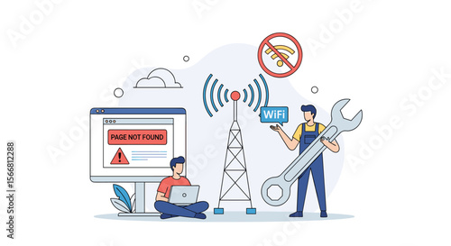 Troubleshooting wireless network connectivity issues resolving signal problems and restoring communication services effectively