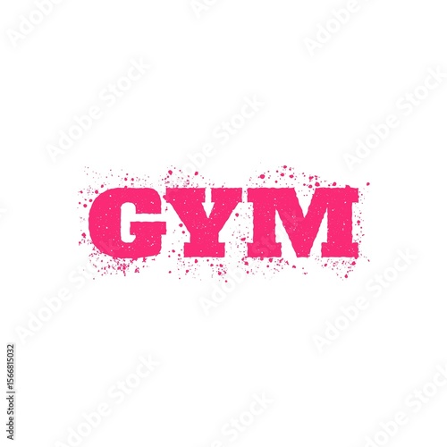 Bold Gym Fitness Logos with Muscular Icons and Weightlifting Symbols