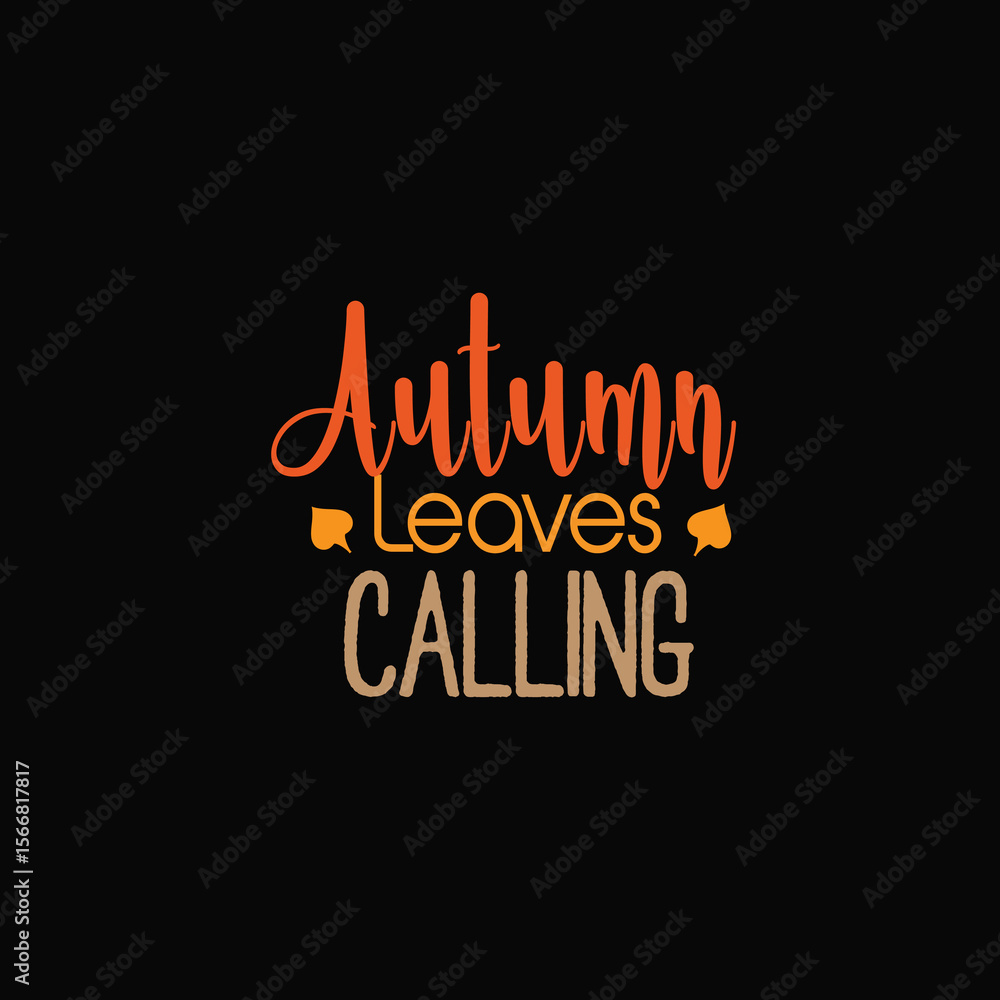 Obraz premium Autumn sale round banner. fall ad circle shape with liquid form at the center and text offer a sign—red, orange abstract leaves in simple flat paper cut style. 