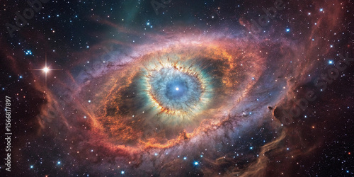 Cosmic Eye: The Helix Nebula's Gaze