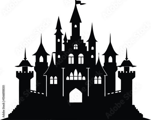 Victorian Castle Procreate Vector
