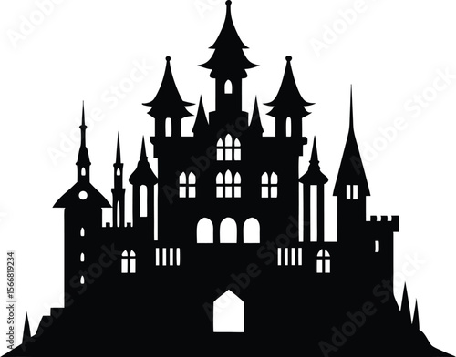 Victorian Castle Procreate Vector