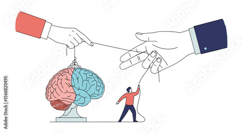 The influence of external forces on individual decision making and cognitive processes in a world of constant manipulation
