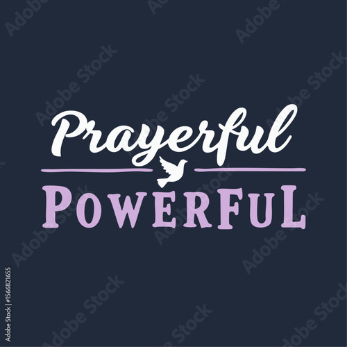 This “Prayerful Powerful” design celebrates faith, inner strength, and divine confidence. Perfect for those who believe in the unstoppable combination of prayer and action.
