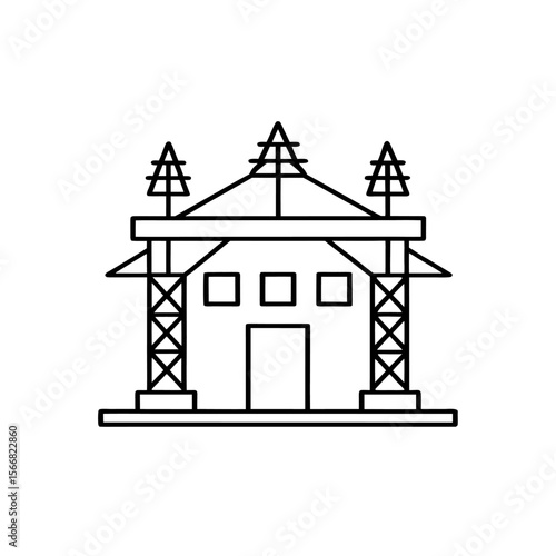 electrical substation icon