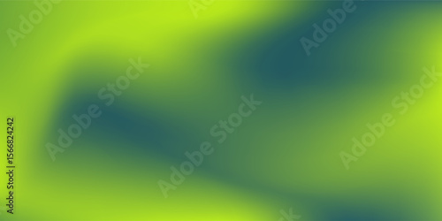 Vibrant lime green grainy gradient color flow wave background noise texture fart header cover banner backdrop design simple