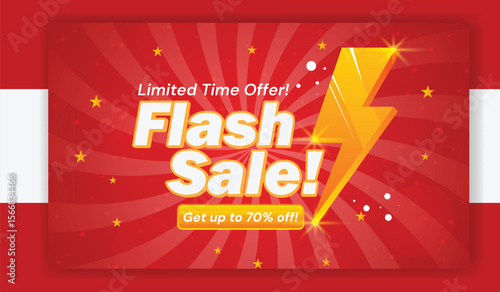 Flash Sale Social Media Banner Tamplate Design. Social Media Banner , Flash Sale, Super Sale.