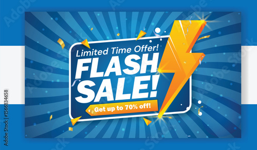 Flash Sale Social Media Banner Tamplate Design. Social Media Banner , Flash Sale, Super Sale.