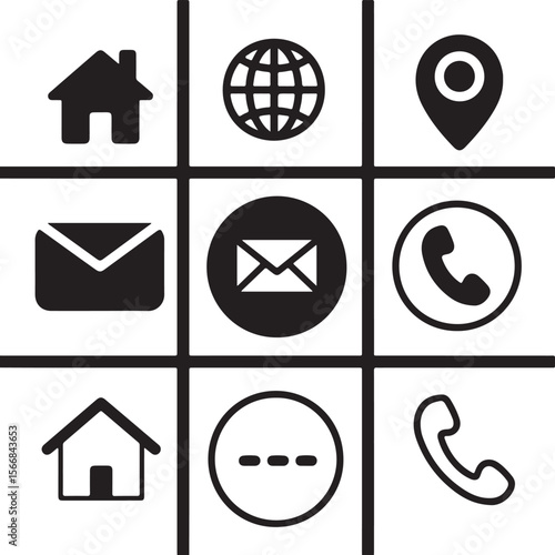 Collection of web icons and symbols for internet and mobile interface design Free Download Collection of web icons and symbols for internet and mobile interface design - GFXLoad