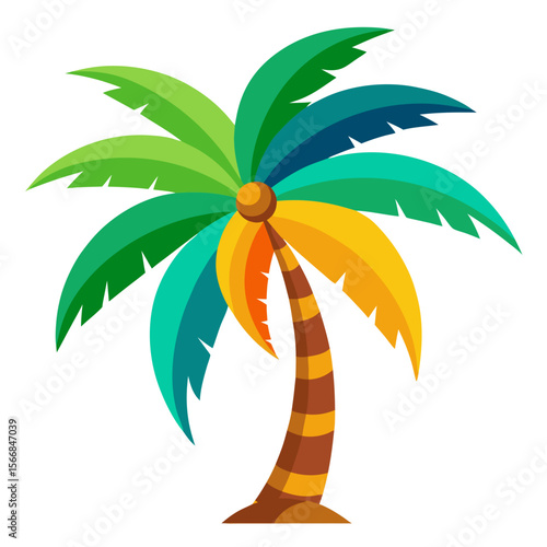 tropical palm tree