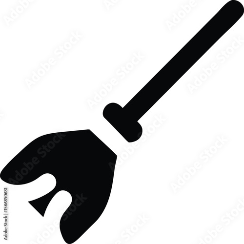 halloween broomsticks icon