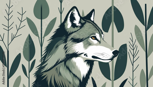 wolf plant theme