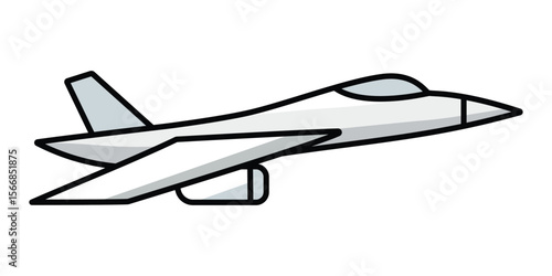 Military jet plane flying, symbolizing speed, air power, and national defense