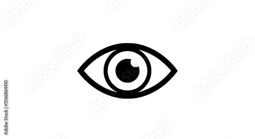Close Up Silhouette Of A Human Eye With Pupil Showing Clear Vision Concept